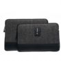 high quality shockproof tweed leather laptop notebook sleeve bag